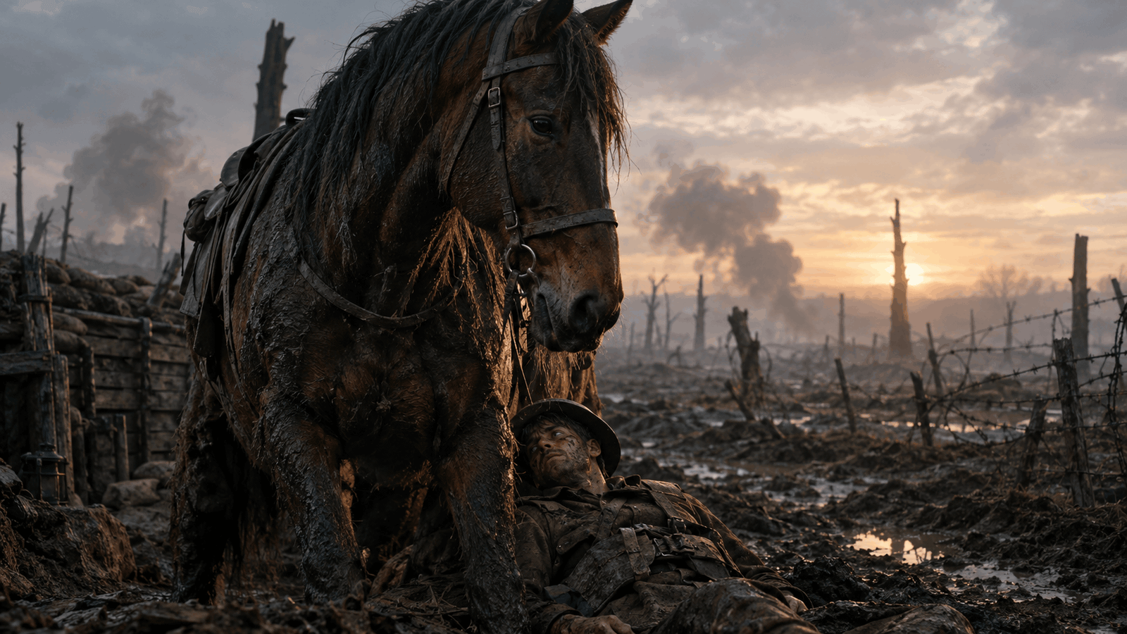 The Horse Who Refused to Leave His Owner Behind